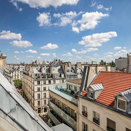 Paris Centre Dernier Etage Vue Ascenseur Apartment Luaran gambar
