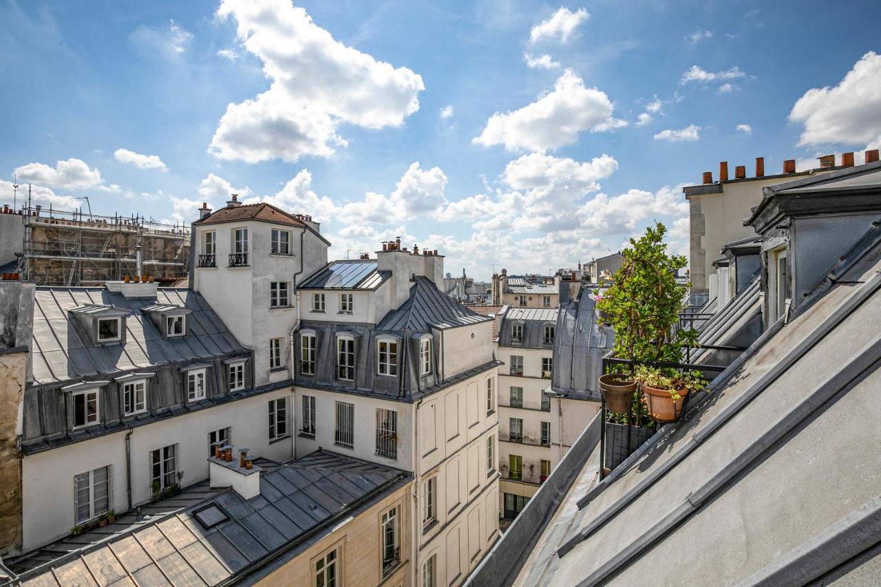 Paris Centre Dernier Etage Vue Ascenseur Apartment Luaran gambar
