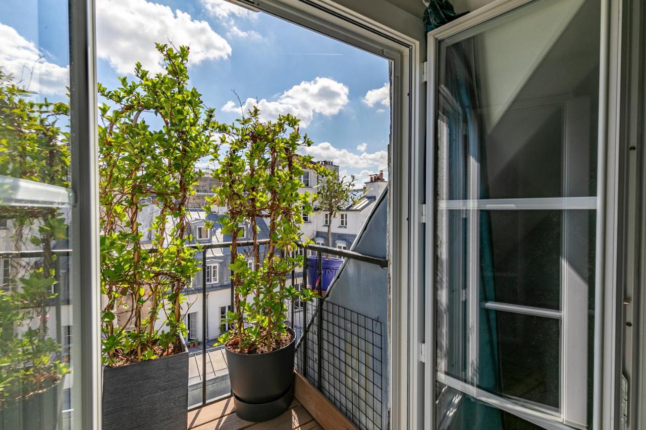 Paris Centre Dernier Etage Vue Ascenseur Apartment Luaran gambar